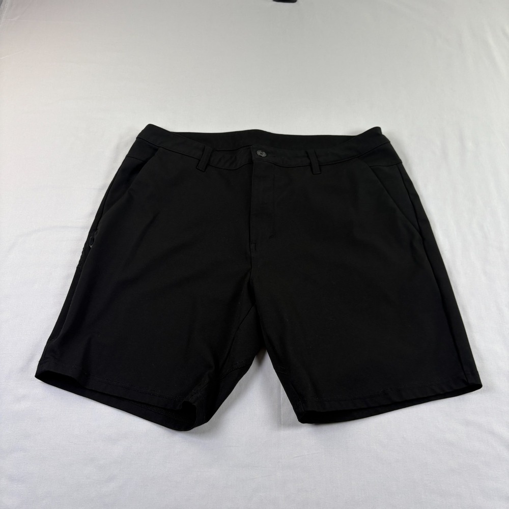 BYLT Basics Everyday Shorts Mens Size 38‎ (Actual 36) Black Chino Stretch